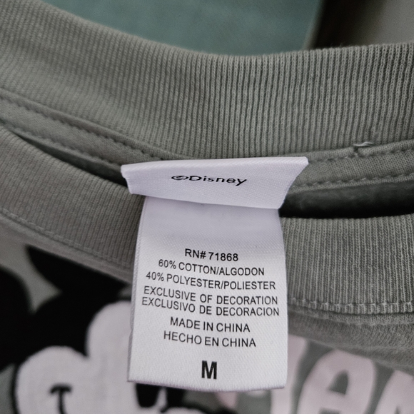 Disney Crewneck Sweatshirt. Rare Green with Embroidered Mickey Mouse - Picture 2 of 5